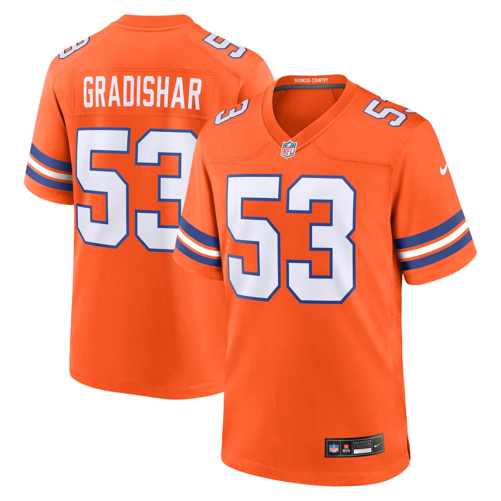 Men's Denver Broncos Randy Gradishar Nike Orange Retired Player Alternate Game Jersey - Image 1