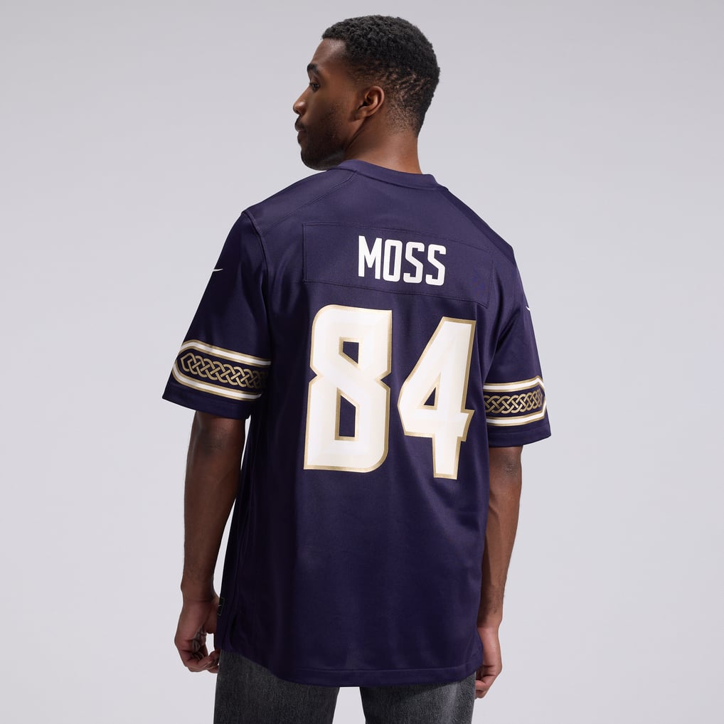 Men's Minnesota Vikings Randy Moss Nike Purple 2026 Rivalries Collection Game Jersey - Image 4
