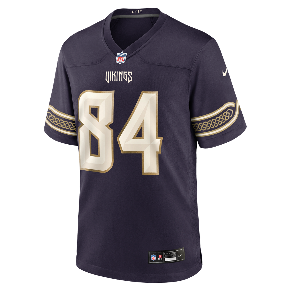 Men's Minnesota Vikings Randy Moss Nike Purple 2026 Rivalries Collection Game Jersey - Image 7