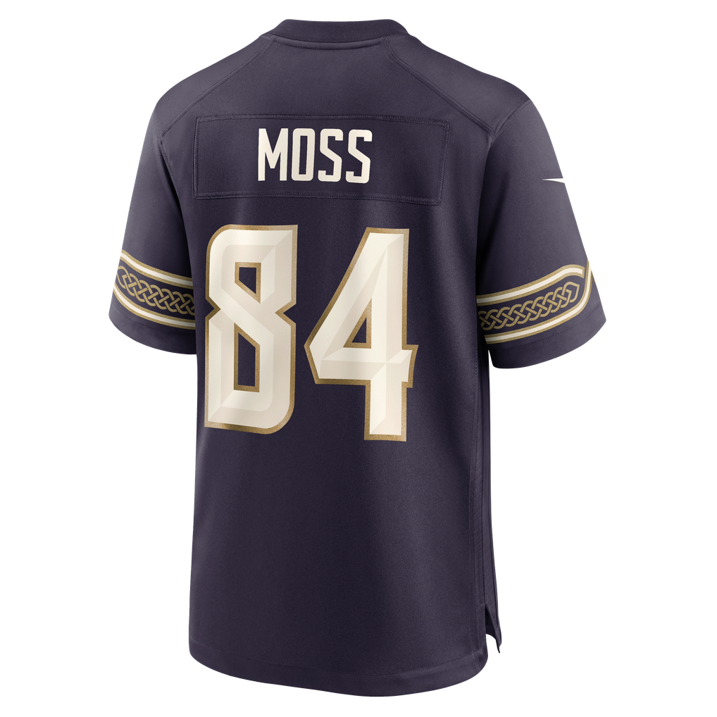 Men's Minnesota Vikings Randy Moss Nike Purple 2026 Rivalries Collection Game Jersey - Image 8