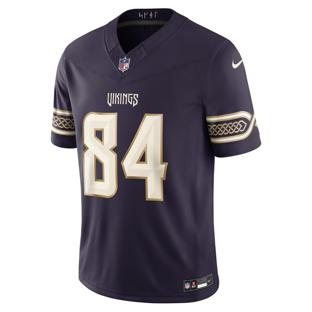 Men's Minnesota Vikings Randy Moss Nike Purple 2026 Rivalries Collection Stitched Limited Jersey - Image 3