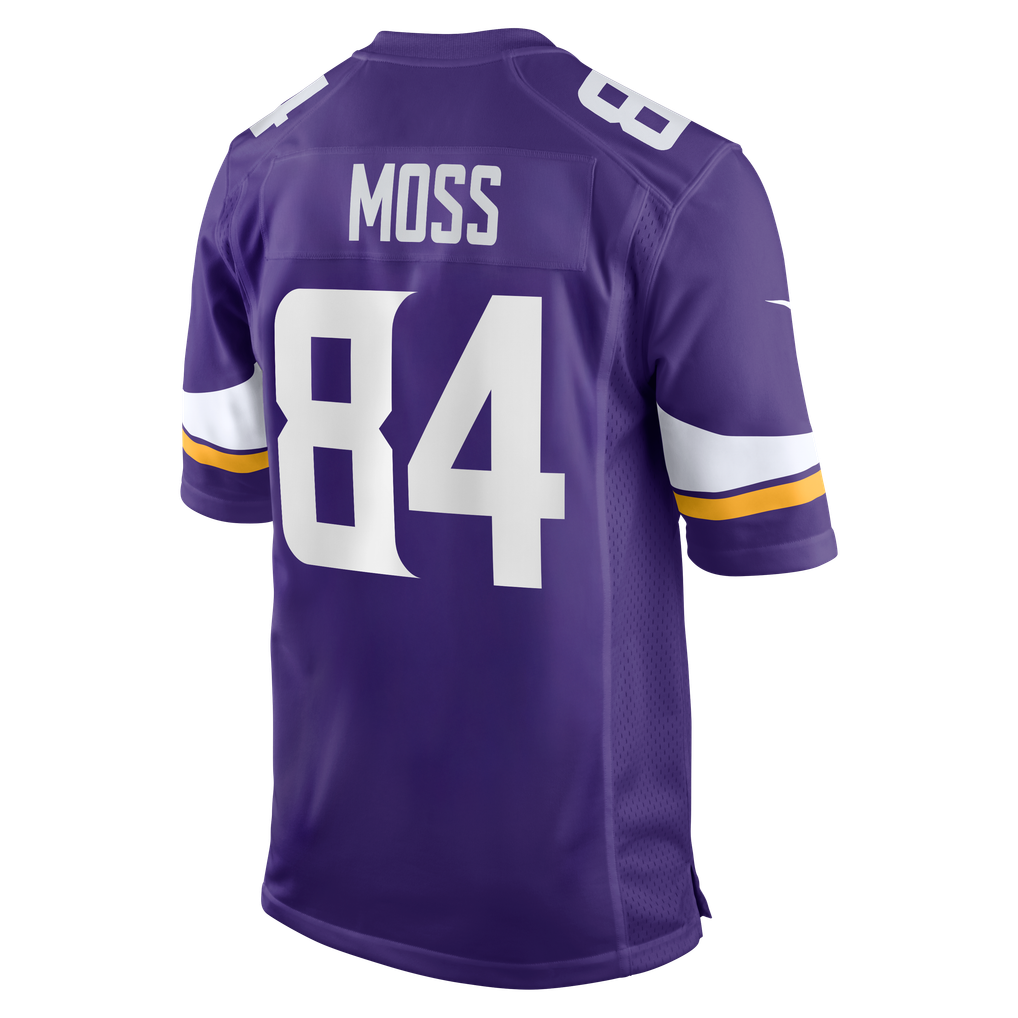 Men's Minnesota Vikings Randy Moss Nike Purple Game Retired Player Jersey - Image 4