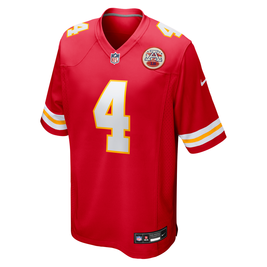 Men's Kansas City Chiefs Rashee Rice Nike  Red  Game Jersey - Image 3