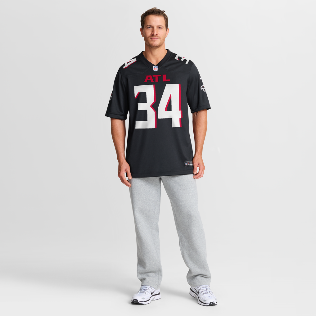 Men's Atlanta Falcons Ray Buchanan Nike Black Game Retired Player Jersey