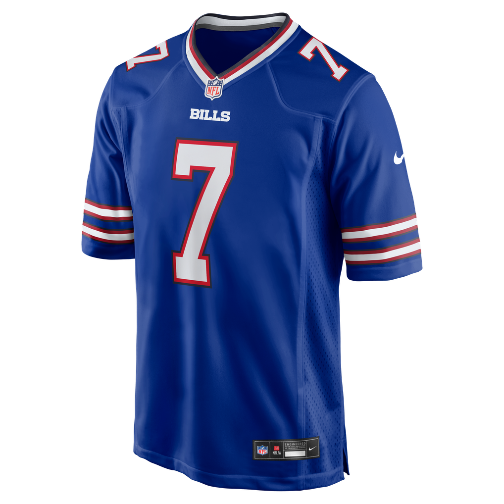 Men's Buffalo Bills Ray Davis Nike  Royal Team Game Jersey - Image 3