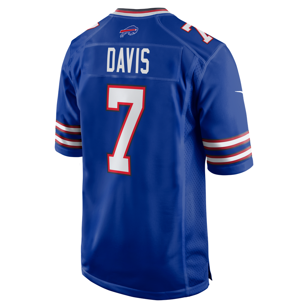 Men's Buffalo Bills Ray Davis Nike  Royal Team Game Jersey - Image 4