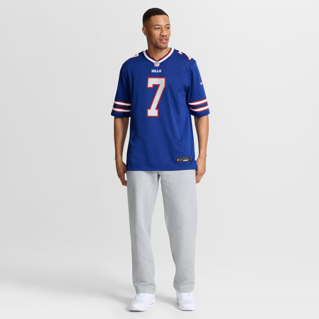 Men's Buffalo Bills Ray Davis Nike  Royal Team Game Jersey - Image 5