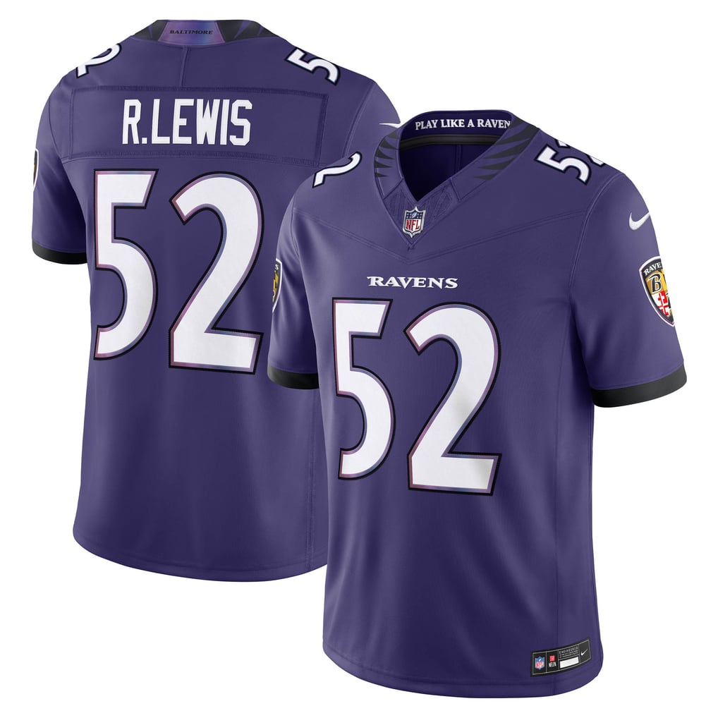 Men's Baltimore Ravens Ray Lewis Nike Purple Vapor F.U.S.E. Stitched Retired Limited Jersey