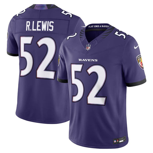 Men's Baltimore Ravens Ray Lewis Nike Purple Vapor F.U.S.E. Stitched Retired Limited Jersey