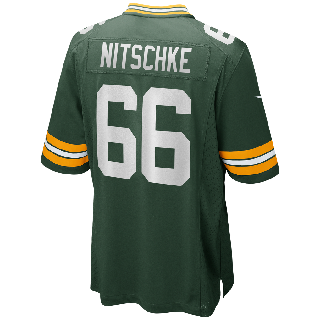 Men's Green Bay Packers Ray Nitschke Nike Green Game Retired Player Jersey - Image 4