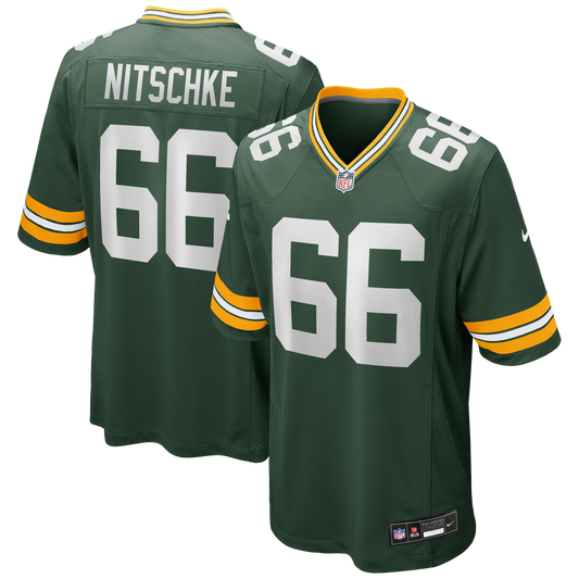 Men's Green Bay Packers Ray Nitschke Nike Green Game Retired Player Jersey - Image 1