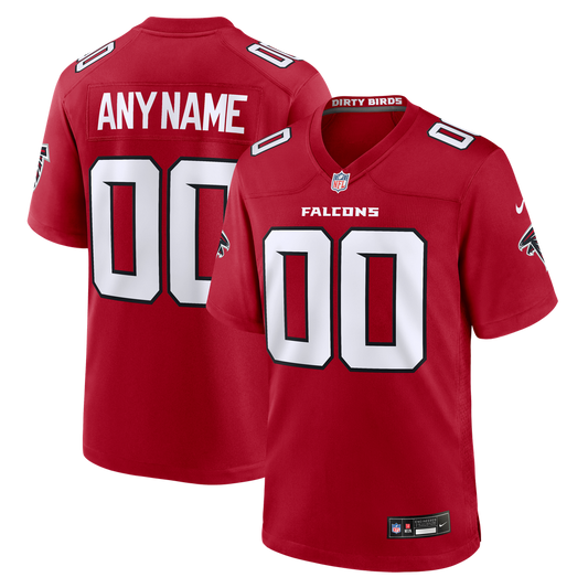 Men's Atlanta Falcons Nike Red Custom Game Jersey