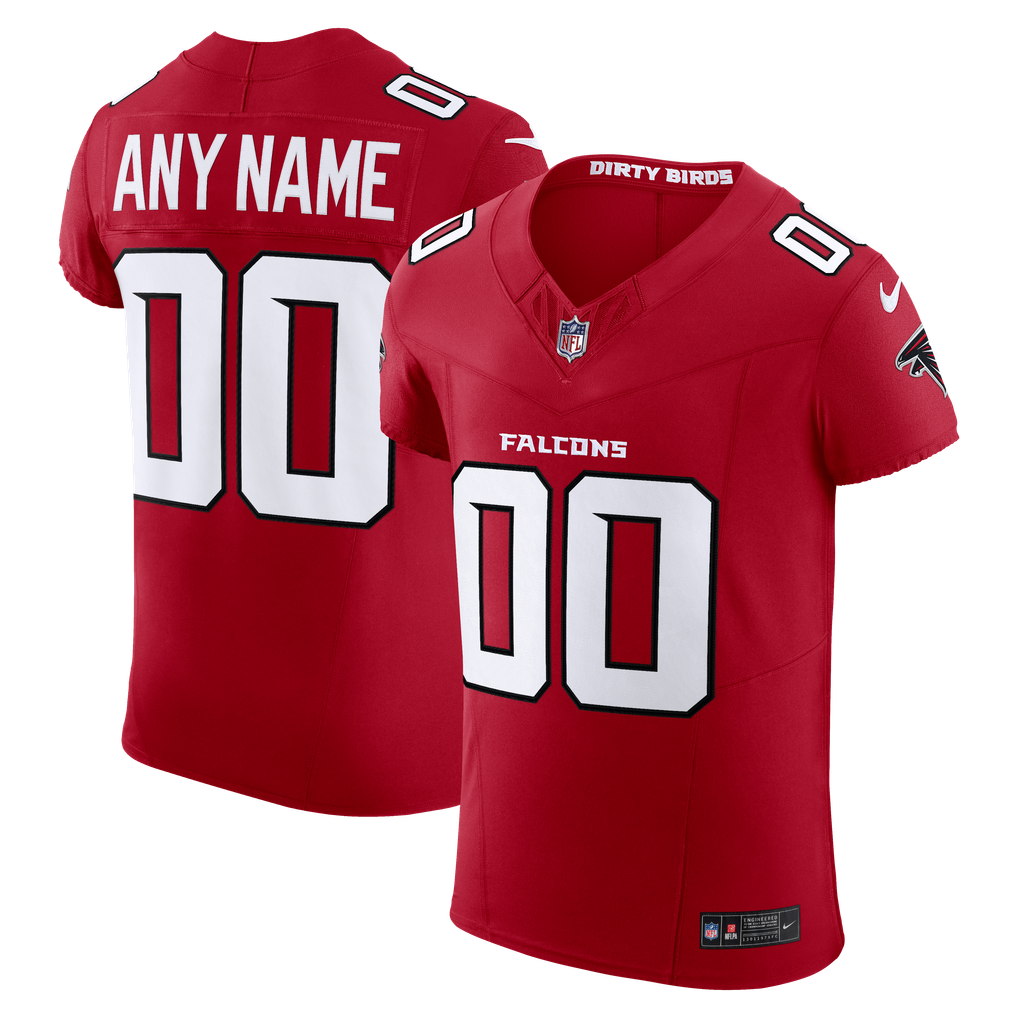 Men's Atlanta Falcons Nike Red Vapor F.U.S.E. Elite Custom Jersey