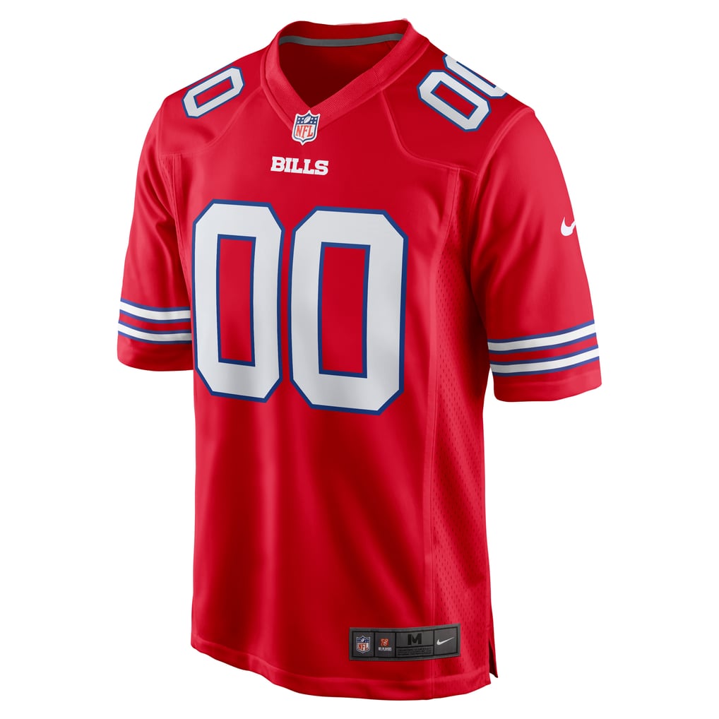Men's Buffalo Bills Nike Red Alternate Custom Game Jersey - Image 3