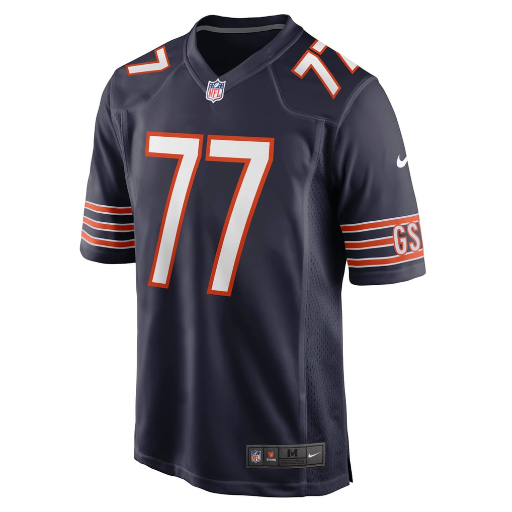 Men's Chicago Bears Red Grange Nike Navy Retired Player Jersey - Image 3