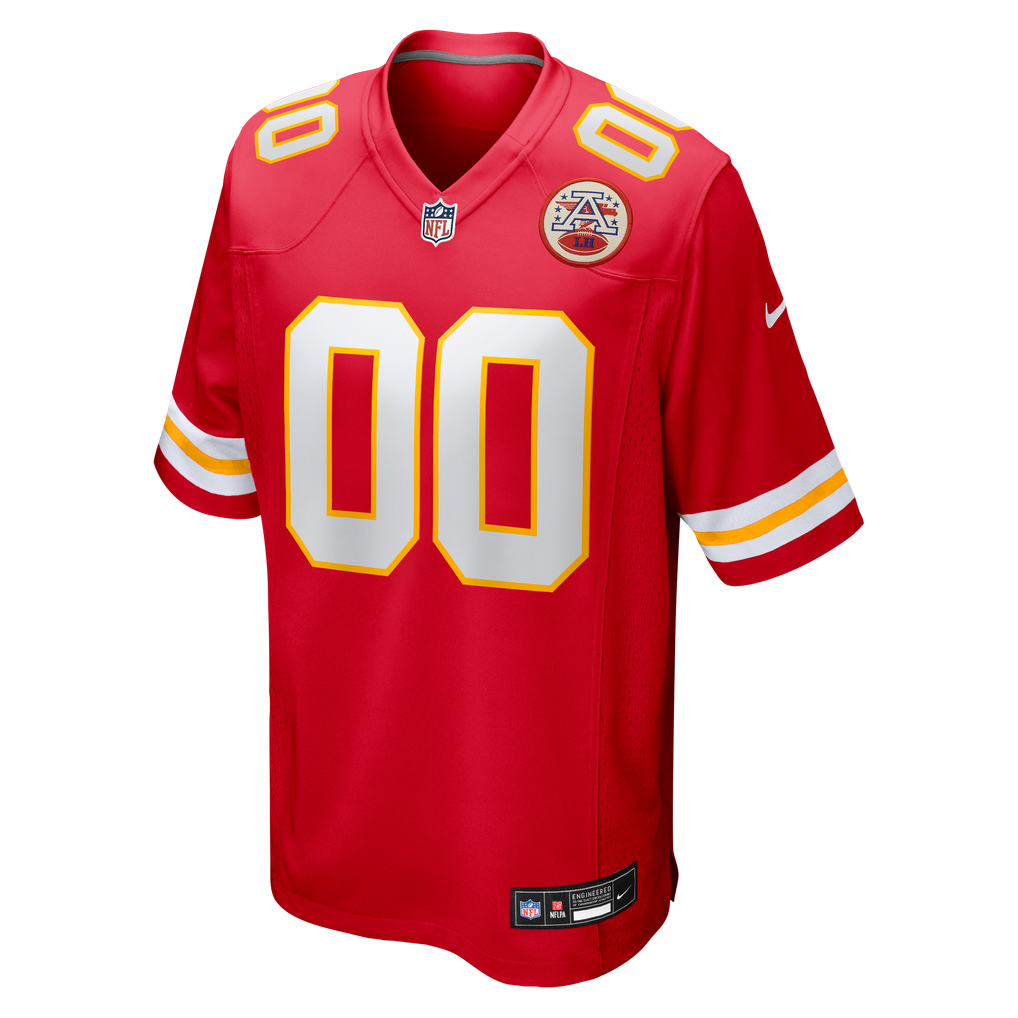 Men's Kansas City Chiefs Nike Red Custom Game Jersey - Image 3