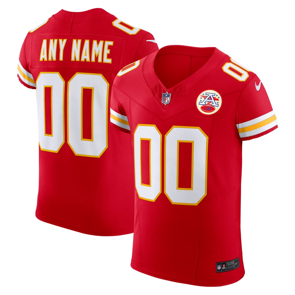 Men's Kansas City Chiefs Nike Red Vapor F.U.S.E. Elite Custom Jersey - Image 1