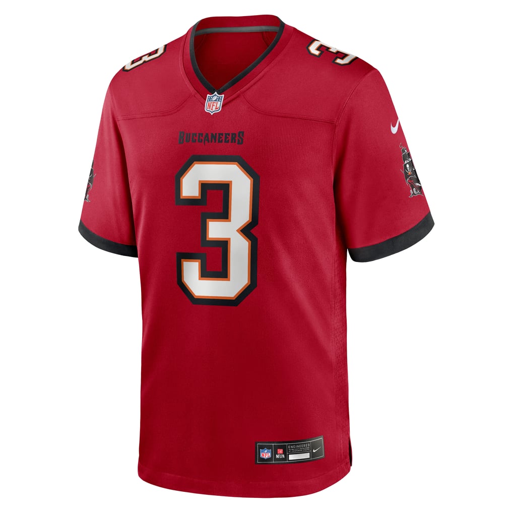 Men's Tampa Bay Buccaneers Rueben Bain Jr. Nike Red Team Game Jersey - Image 5