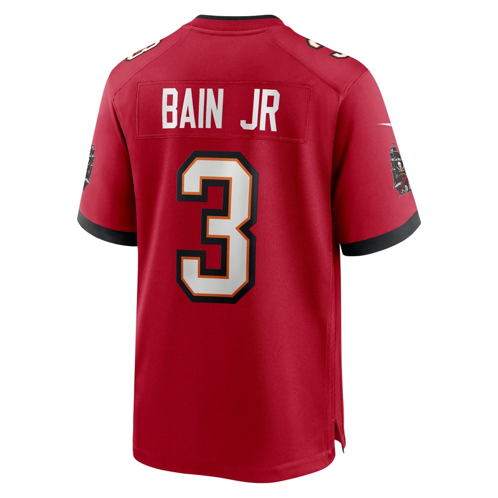 Men's Tampa Bay Buccaneers Rueben Bain Jr. Nike Red Team Game Jersey - Image 6