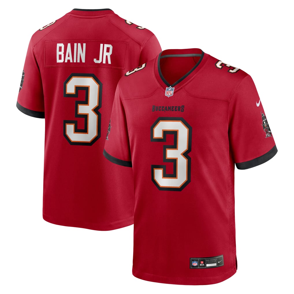 Men's Tampa Bay Buccaneers Rueben Bain Jr. Nike Red Team Game Jersey - Image 1