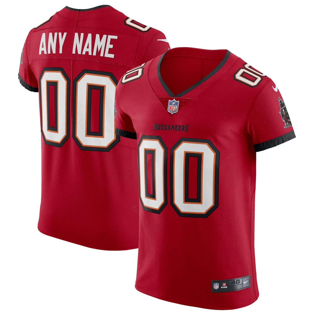Men's Tampa Bay Buccaneers Nike Red Vapor Elite Custom Jersey - Image 1