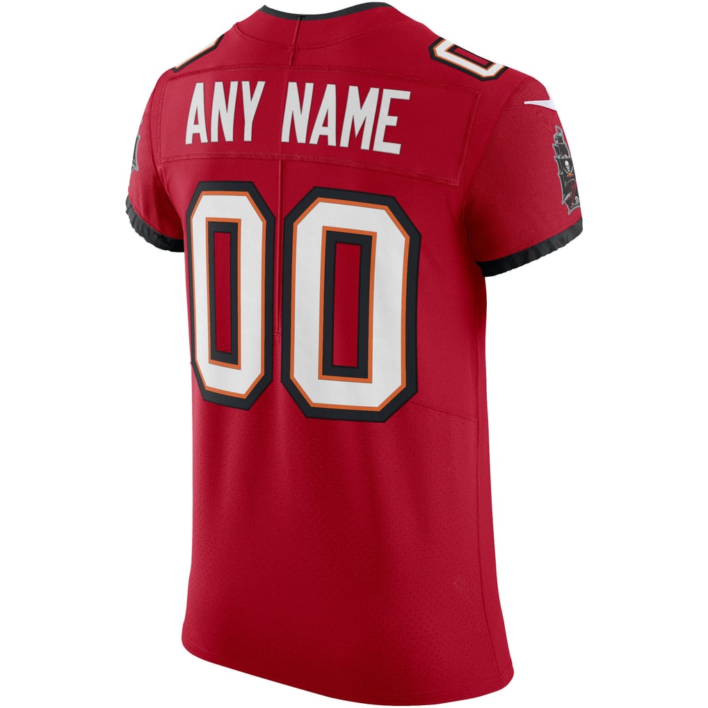 Men's Tampa Bay Buccaneers Nike Red Vapor Elite Custom Jersey - Image 4
