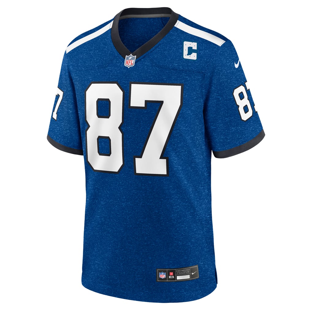 Men's Indianapolis Colts Reggie Wayne Nike Blue Retired Player Alternate Game Jersey - Image 3