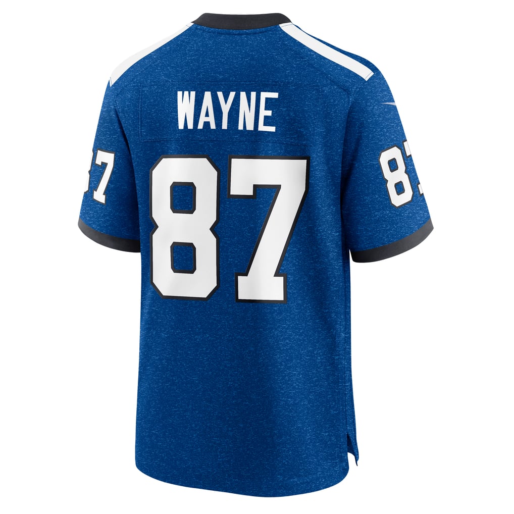 Men's Indianapolis Colts Reggie Wayne Nike Blue Retired Player Alternate Game Jersey - Image 4