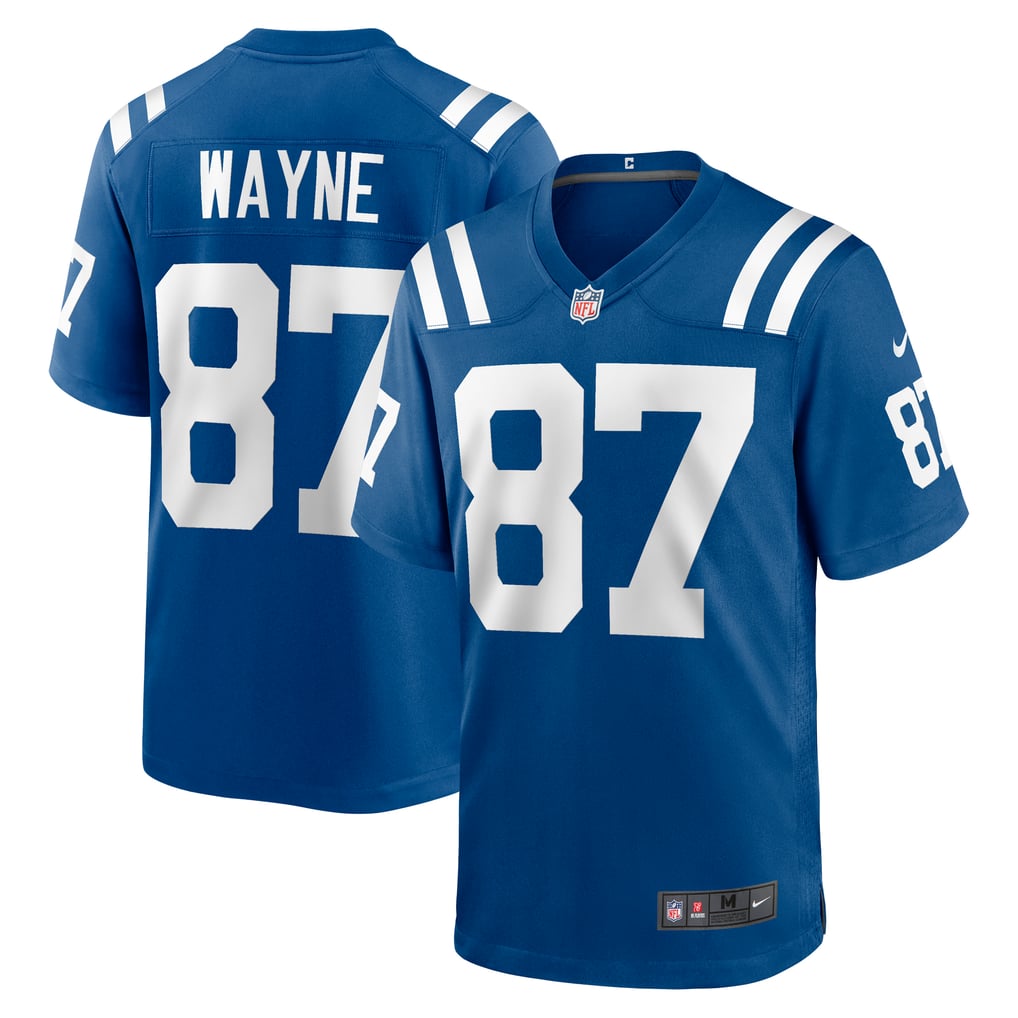 Men's Indianapolis Colts Reggie Wayne Nike Royal Retired Player Game Jersey - Image 2