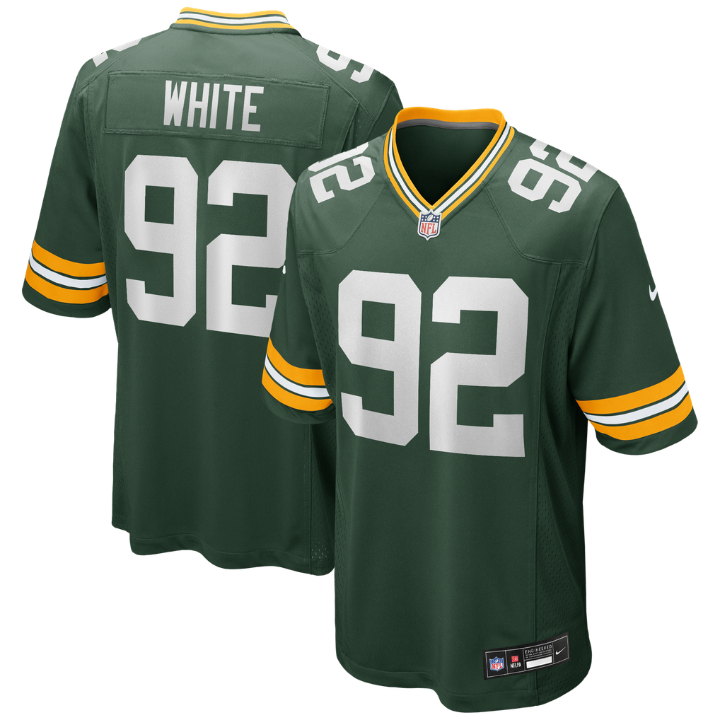 Men's Green Bay Packers Reggie White Nike Green Game Retired Player Jersey - Image 2