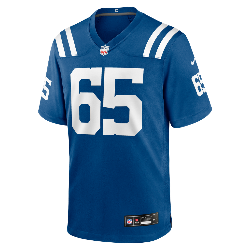 Men's Indianapolis Colts Reid Holskey Nike Royal Team Game Jersey - Image 5