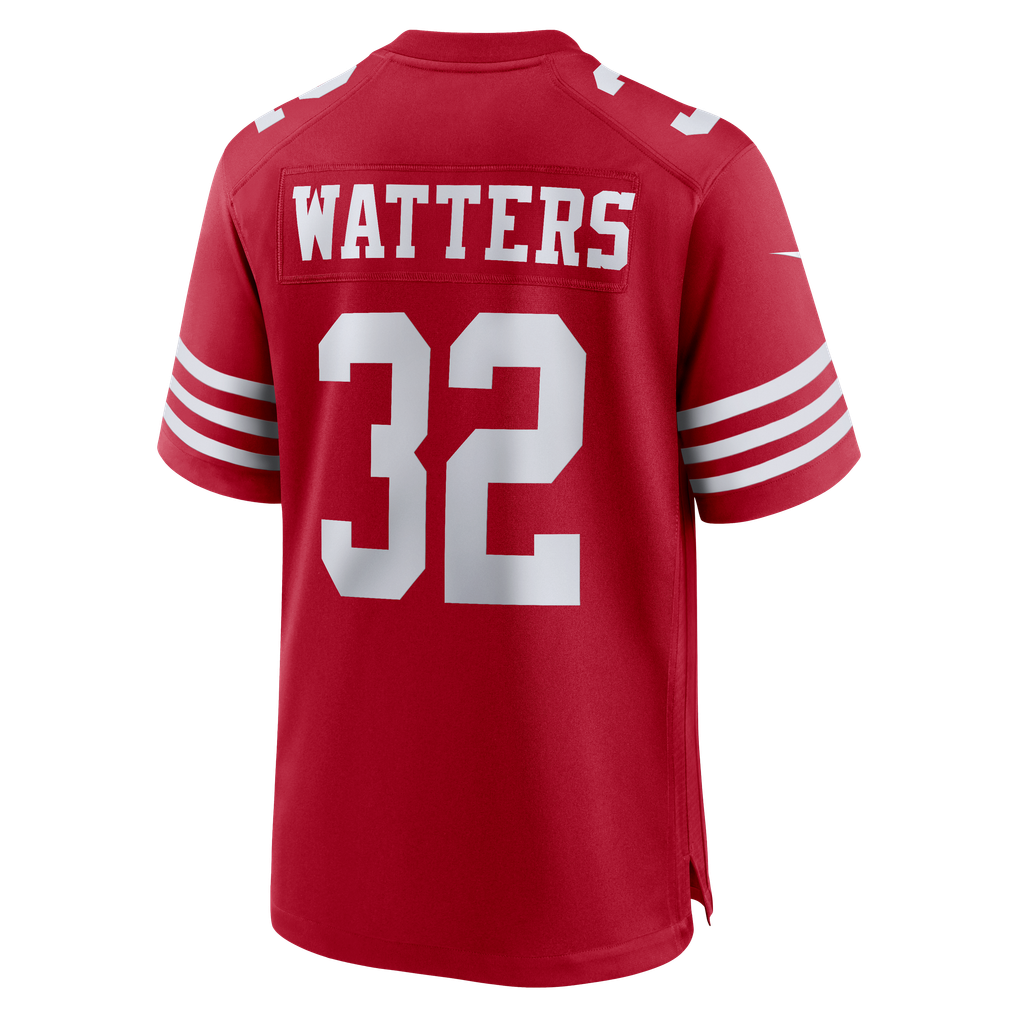 Men's San Francisco 49ers Ricky Watters Nike Scarlet Retired Player Game Jersey - Image 4