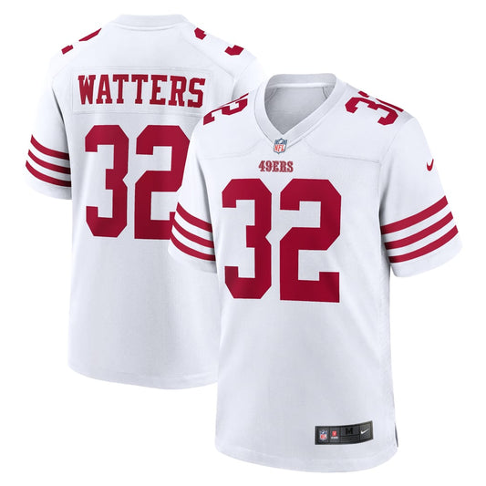 Men's San Francisco 49ers Ricky Watters Nike White Retired Player Game Jersey - Image 1