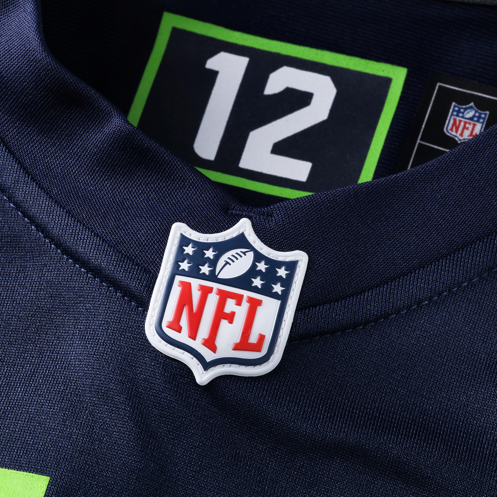 Men's Seattle Seahawks Ricky White Nike College Navy Team Game Jersey - Image 5
