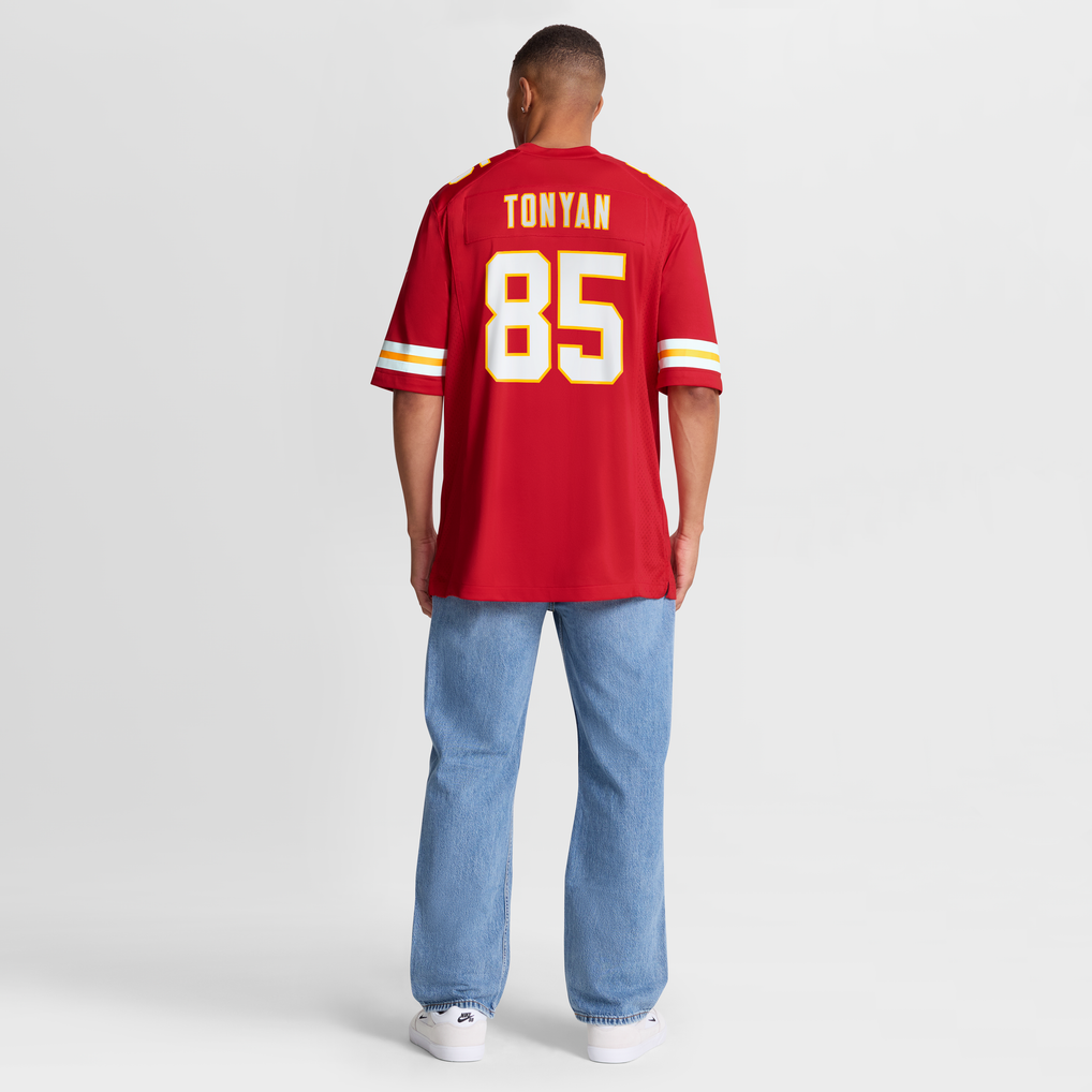 Men's Kansas City Chiefs Robert Tonyan Nike  Red Team Game Jersey - Image 9