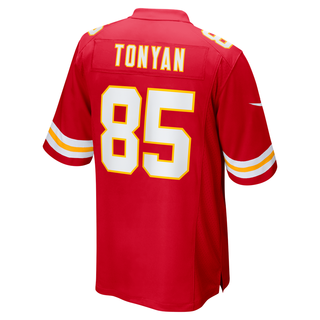 Men's Kansas City Chiefs Robert Tonyan Nike  Red Team Game Jersey - Image 4