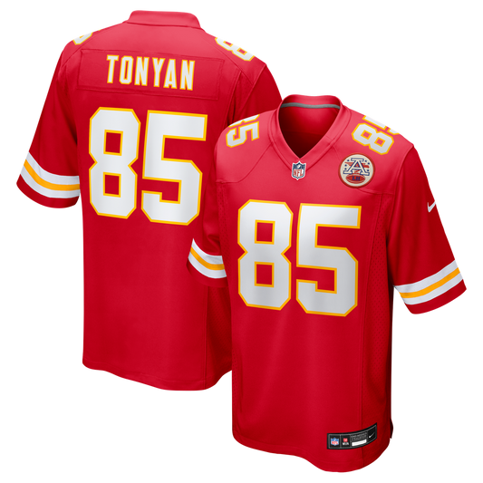 Men's Kansas City Chiefs Robert Tonyan Nike  Red Team Game Jersey - Image 1