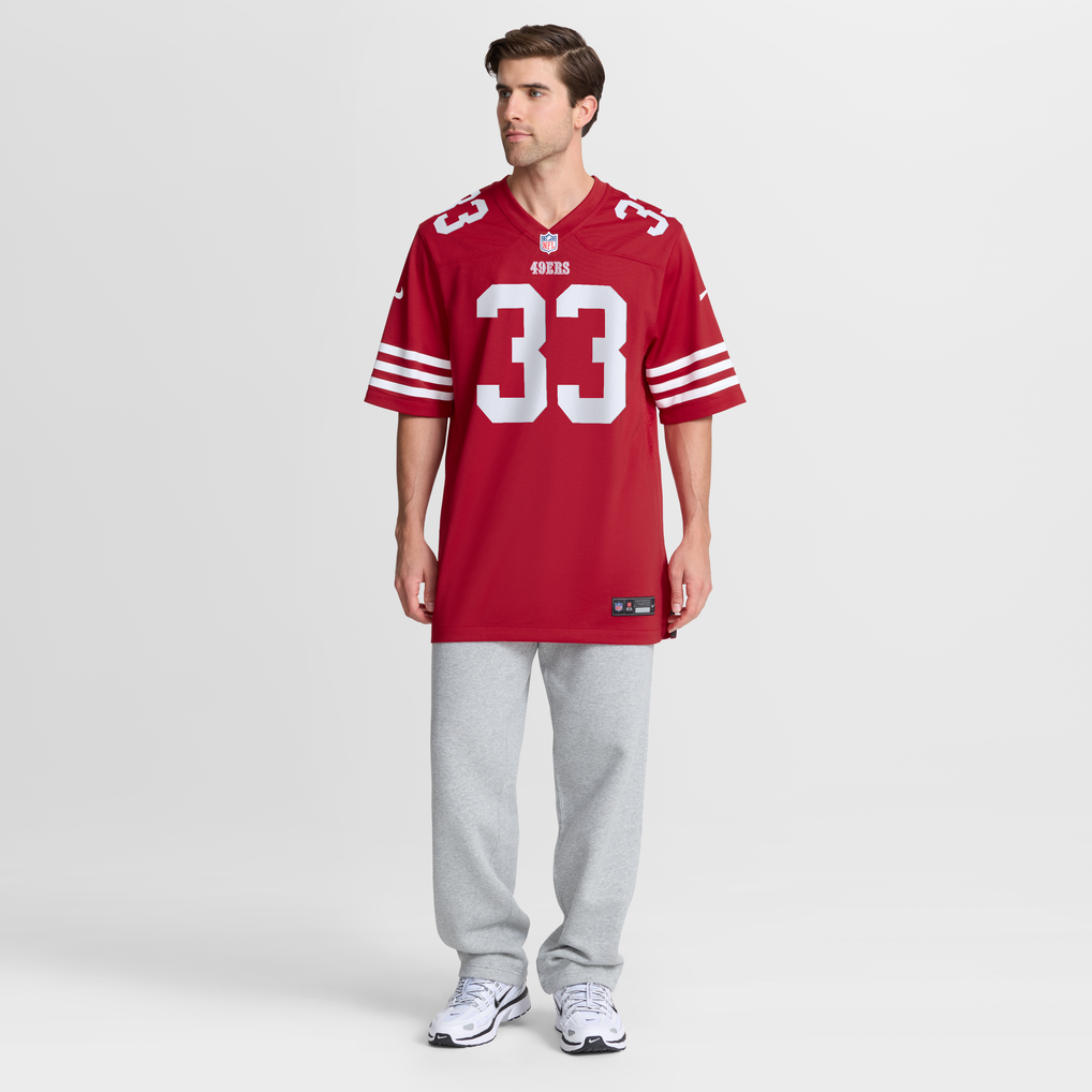 Men's San Francisco 49ers Roger Craig Nike Scarlet Team Retired Game Jersey - Image 3