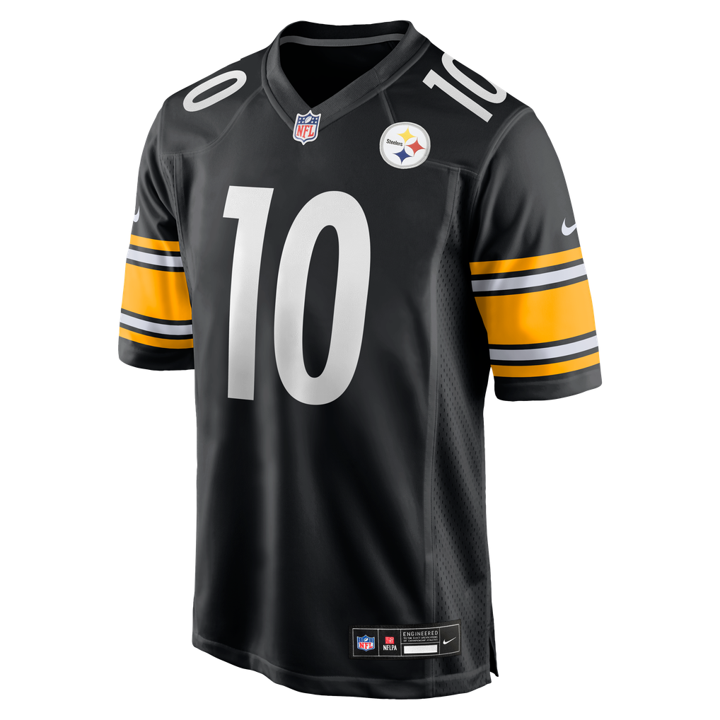 Men's Pittsburgh Steelers Roman Wilson Nike Black  Game Player Jersey - Image 3