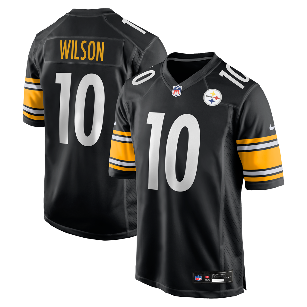 Men's Pittsburgh Steelers Roman Wilson Nike Black  Game Player Jersey - Image 1