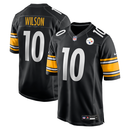 Men's Pittsburgh Steelers Roman Wilson Nike Black  Game Player Jersey - Image 1