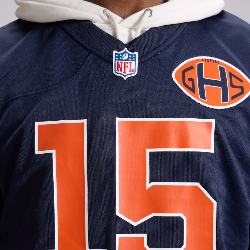 Men's Chicago Bears Rome Odunze Nike Navy 2026 Rivalries Collection Game Jersey - Image 11