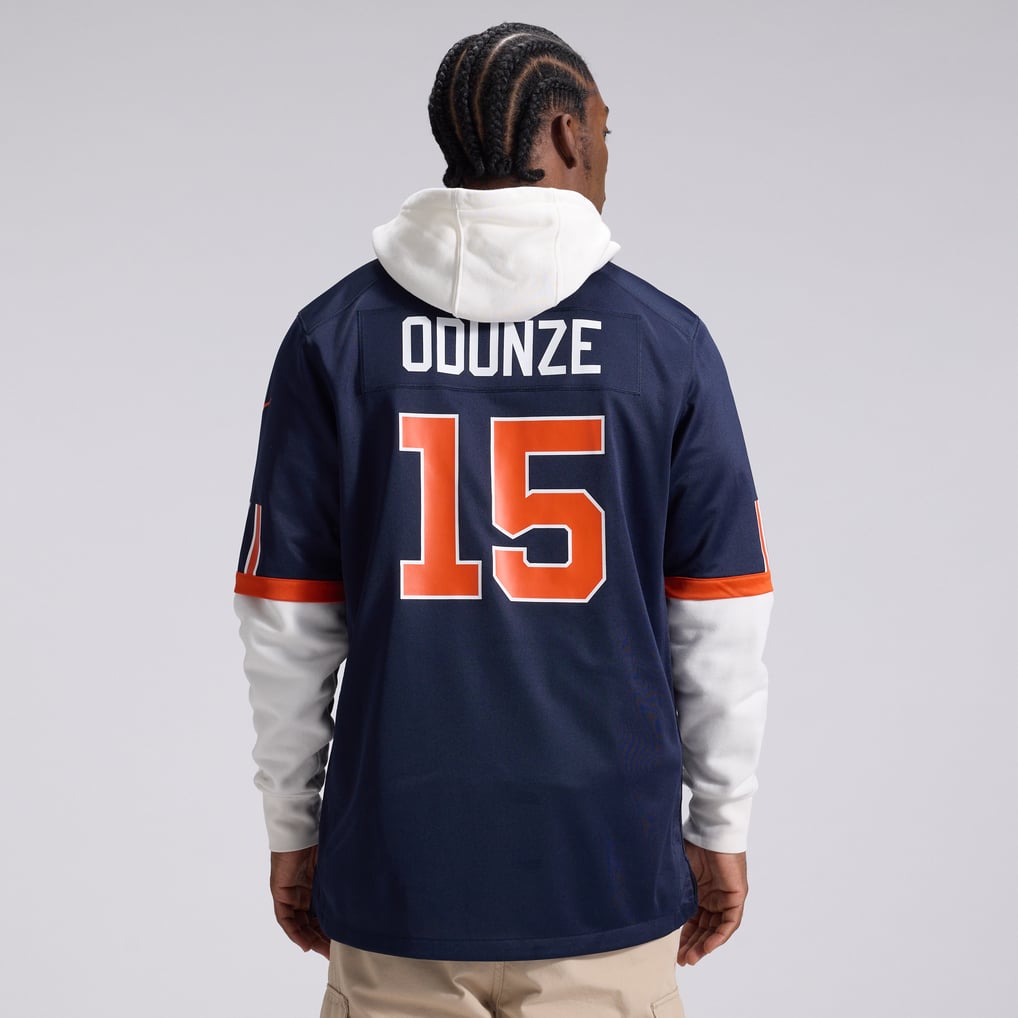 Men's Chicago Bears Rome Odunze Nike Navy 2026 Rivalries Collection Game Jersey - Image 4