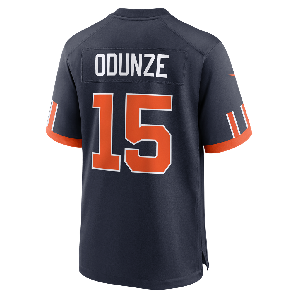 Men's Chicago Bears Rome Odunze Nike Navy 2026 Rivalries Collection Game Jersey - Image 8