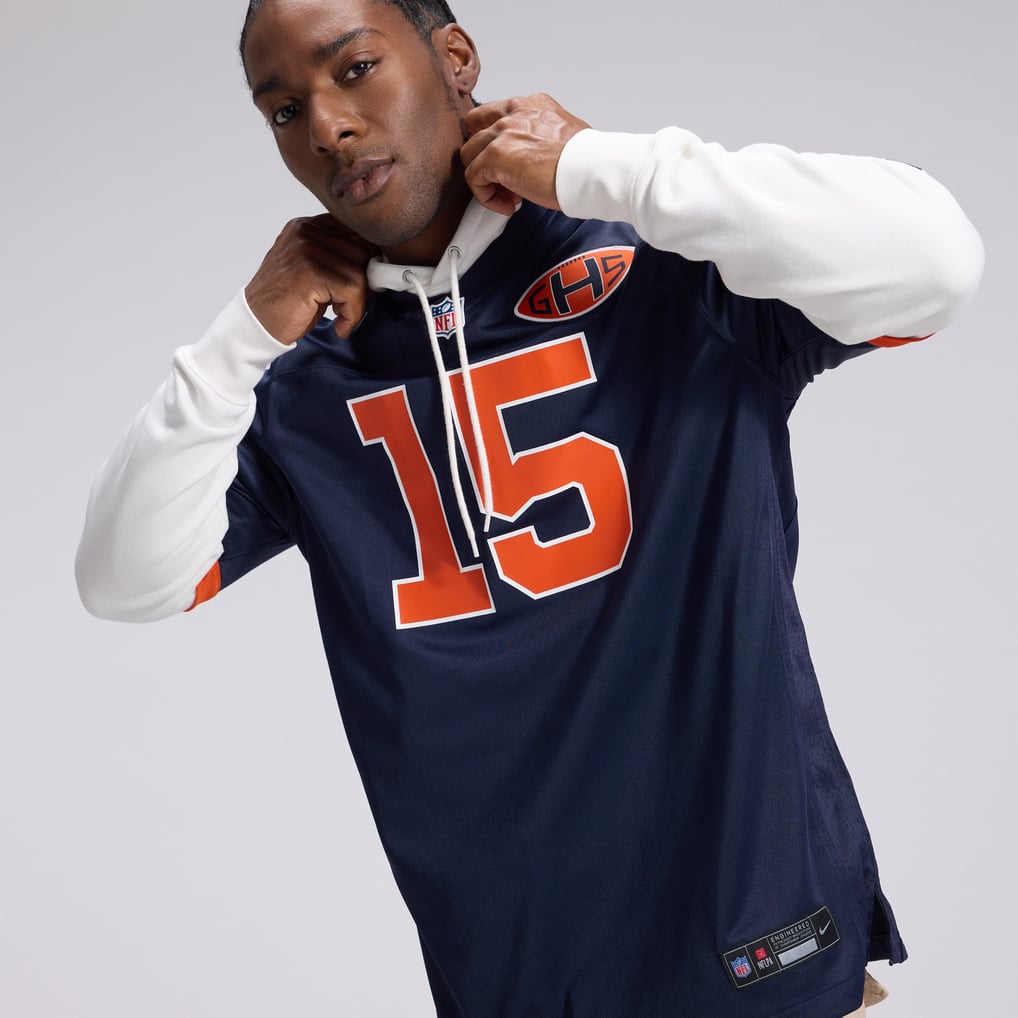 Men's Chicago Bears Rome Odunze Nike Navy 2026 Rivalries Collection Game Jersey - Image 10
