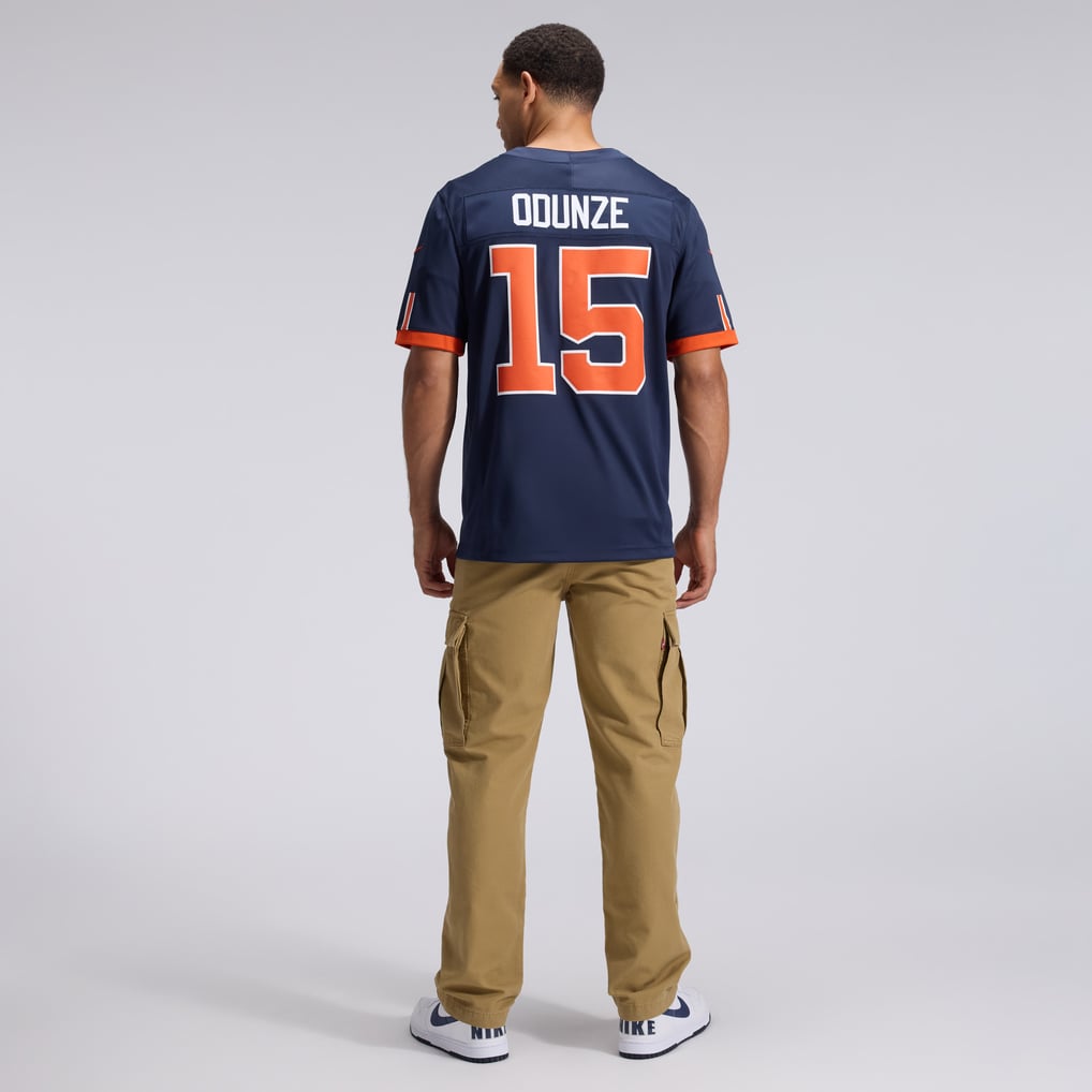Men's Chicago Bears Rome Odunze Nike Navy 2026 Rivalries Collection Stitched Limited Jersey - Image 6