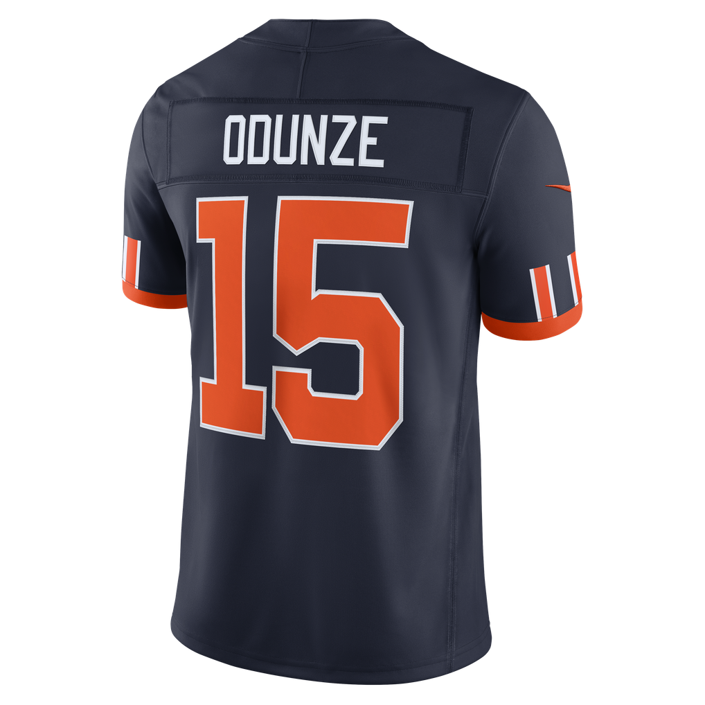 Men's Chicago Bears Rome Odunze Nike Navy 2026 Rivalries Collection Stitched Limited Jersey - Image 8