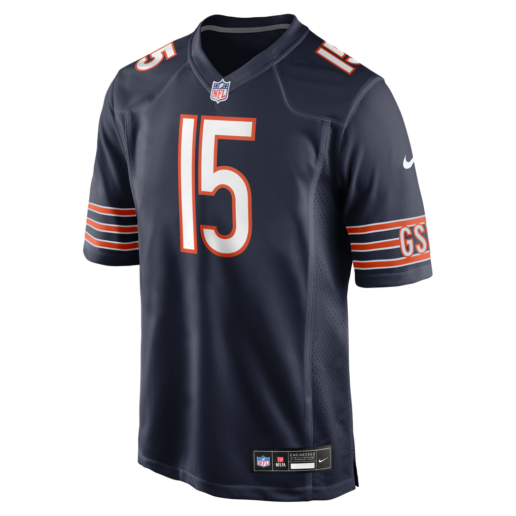 Men's Chicago Bears Rome Odunze Nike Navy Player Game Jersey - Image 3