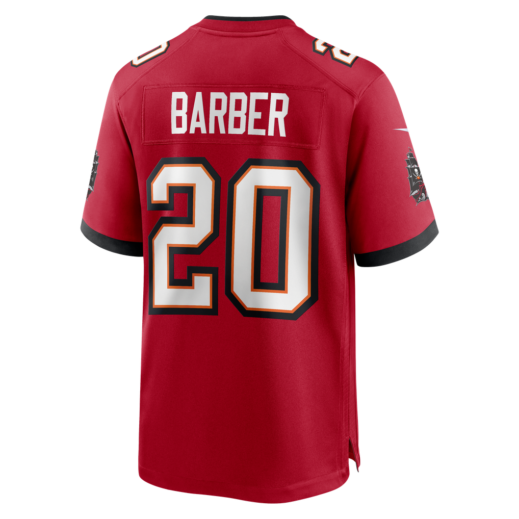 Men's Tampa Bay Buccaneers Ronde Barber Nike Red Game Retired Player Jersey - Image 4