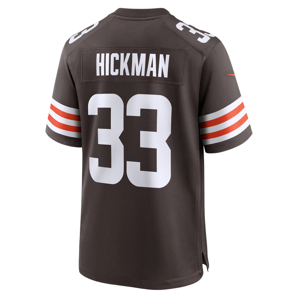 Men's Cleveland Browns Ronnie Hickman Nike Brown Team Game Jersey - Image 4